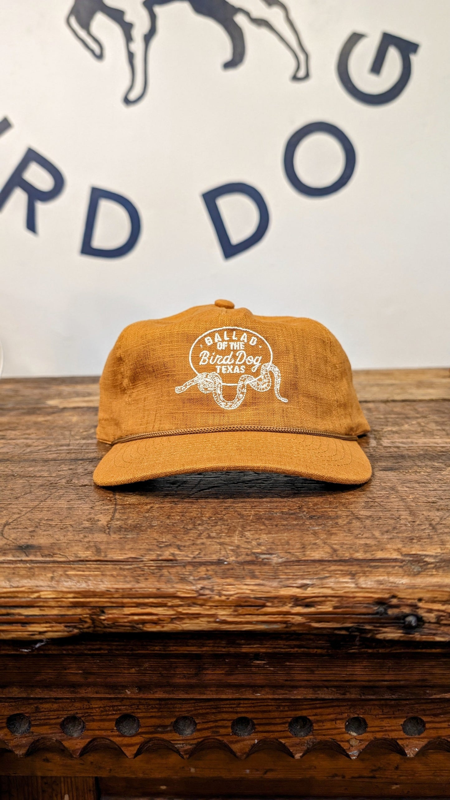 Shop Hat | Rattlesnake Oval Logo | Ballad of The Bird Dog