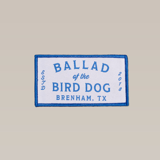 Shop Patch| Rectangle Logo | Ballad of the Bird Dog
