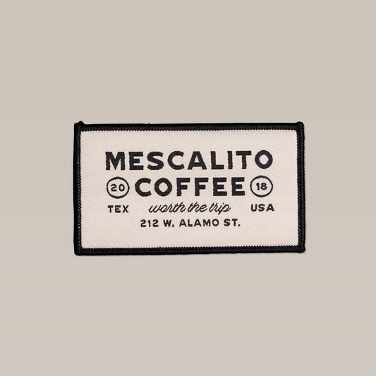 Shop Patch | Rectangle Logo Mescalito | Coffee - Stickers