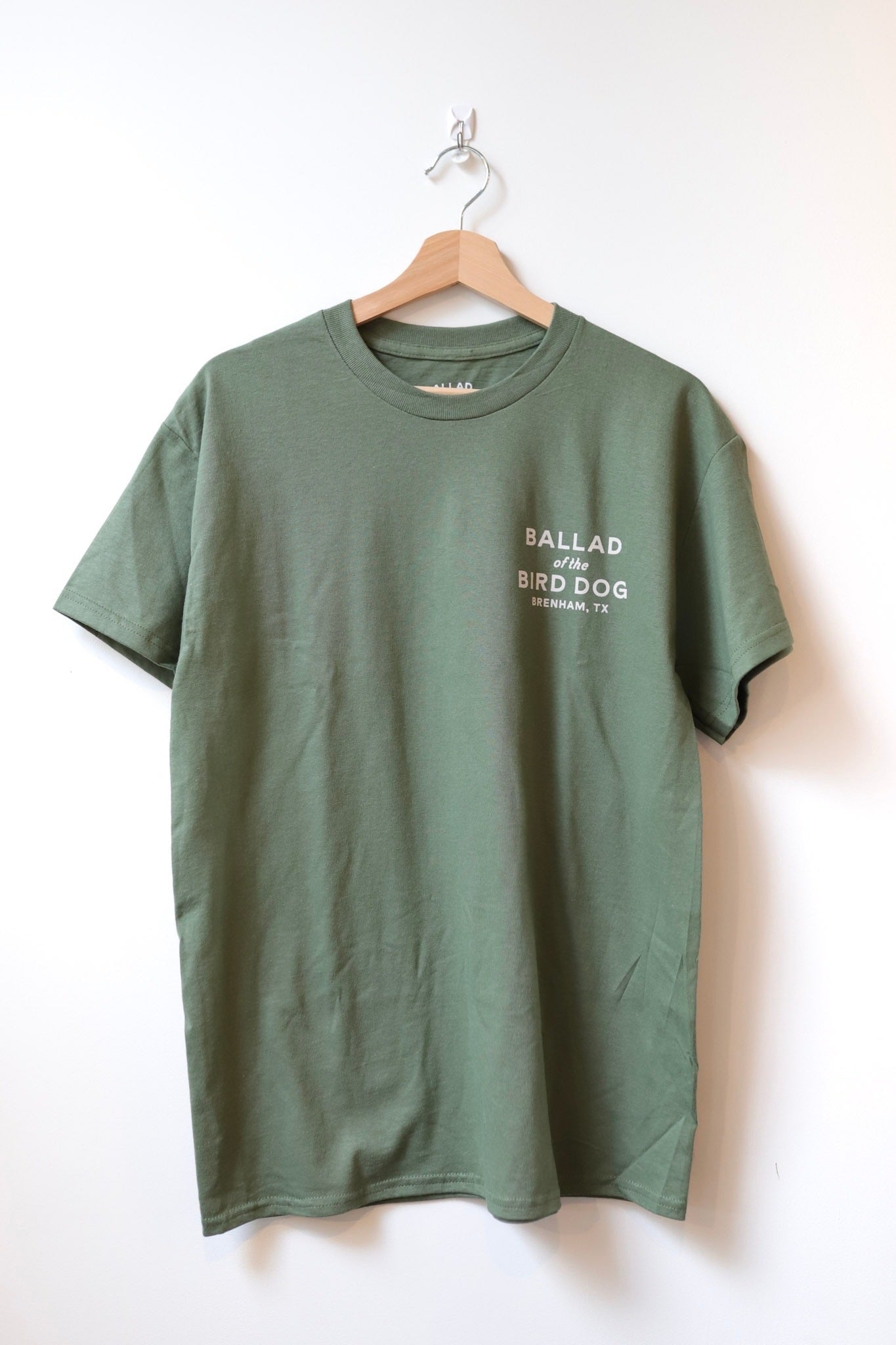Green t Shirt With ’bado’ Printed, Bird Dog Classic Shop Logo