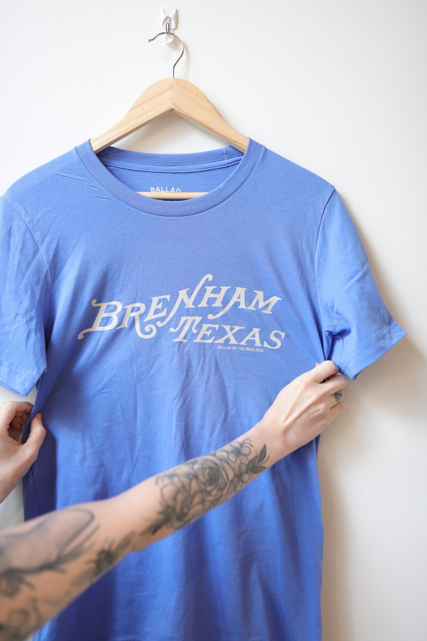 Shop Shirt | Brenham Texas Heritage Script Ballad