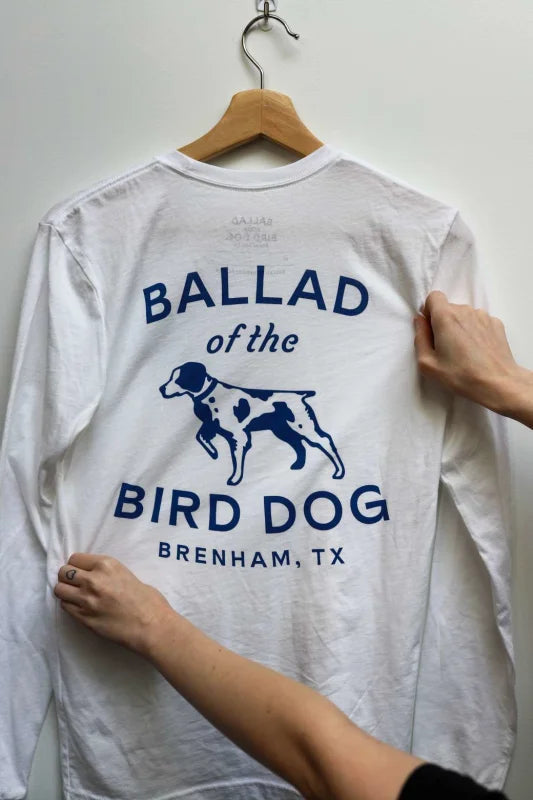 Shop Shirt | Long Sleeve Bird Dog Classic Logo Ballad
