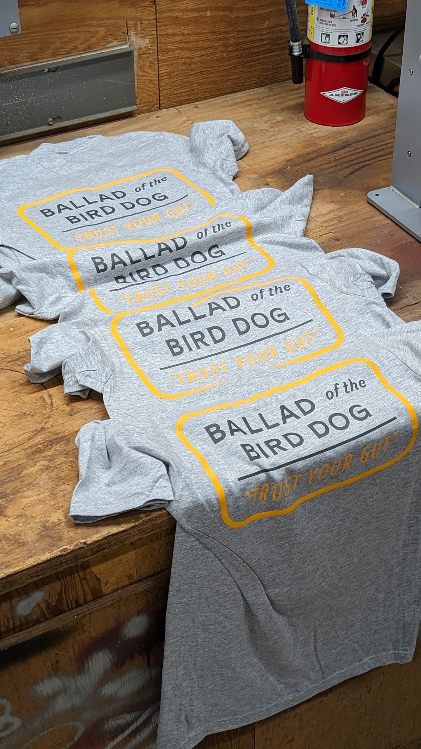 Vintage Slate T-shirts - The Bad Of The Bald And Bald Of The Bald - Ballad Of The Bird Dog