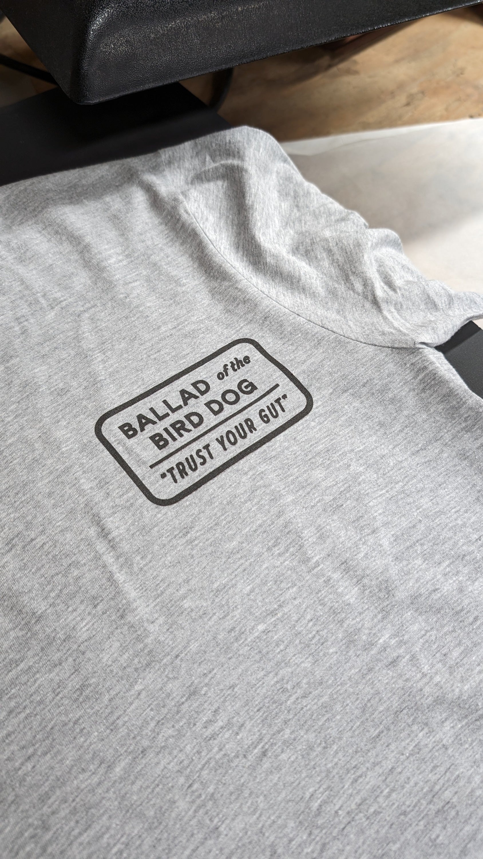 Vintage Slate t Shirt With Bar Logo | Shop Shirt Ballad Of The Bird Dog