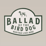 The Shop Sticker | Heritage Lives Here by Ballad of the Bird Dog is a white and green sticker with a dog design—perfect for fans of durable stickers.