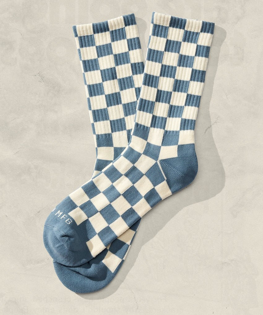 Checkerboard Crew Socks | Weld