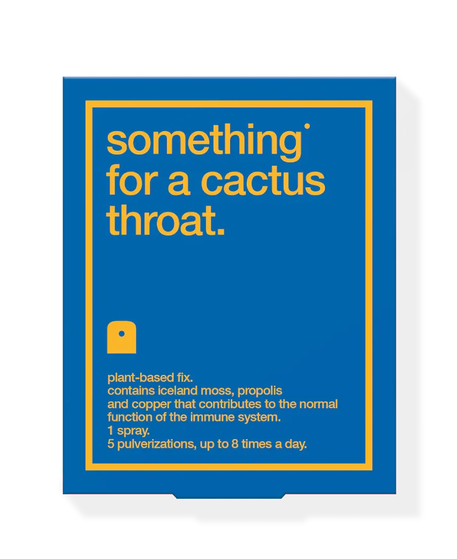 Sore Throat Relief | Something For a Cactus | Biocol Labs