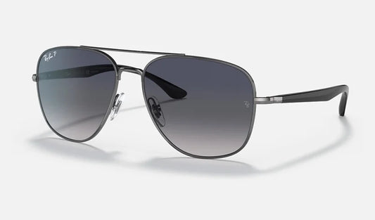 Sunglasses | Gunmetal With Blue Gradient Polar | Ray Ban -