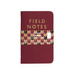 The Vintage | Field Notes notebook by Field Notes is a red dot-ruled memo book with gold lettering and a decorative band, featuring premium Royaltone stock pages for a classic writing experience.