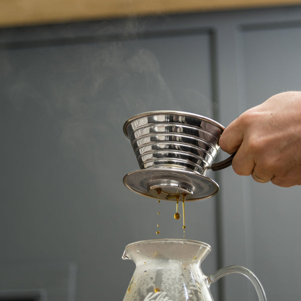Wave 185 Stainless Steel Coffee Dripper | Kalita - Coffee -