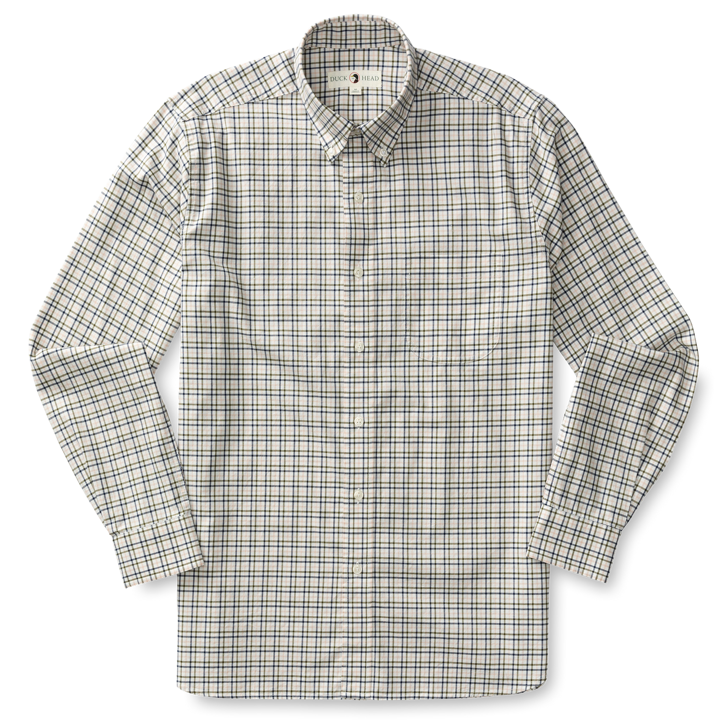 Willis Oxford Shirt | Indigo Blue | Duck Head - Medium