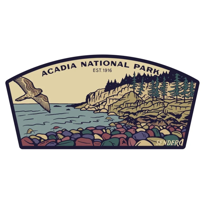 Acadia National Park Sticker | Sendero Provisions Co. -