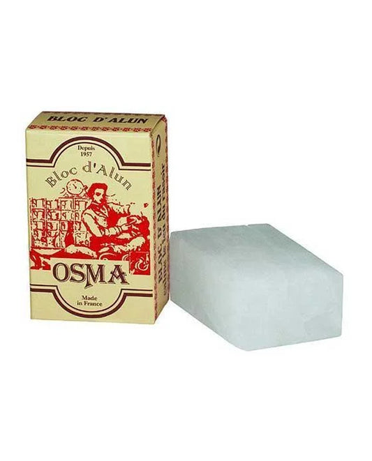Alum Block With Red And White Label By Osma For Reducing Razor Burns