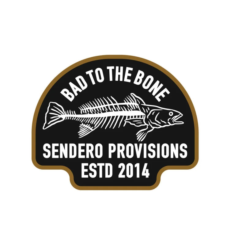 Bad To The Bone Sticker | Sendero Provisions Co. - Stickers