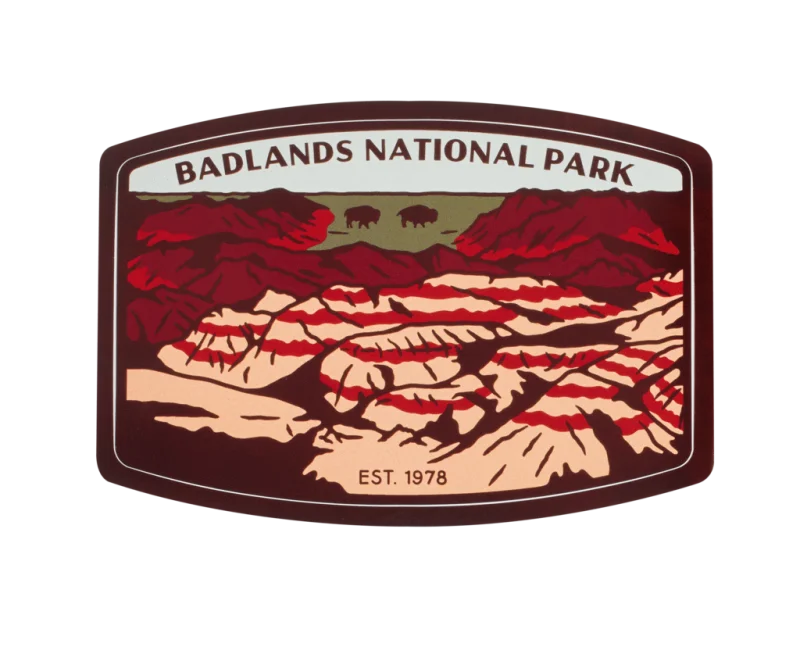 Badlands National Park Sticker | Sendero Provisions Co. -