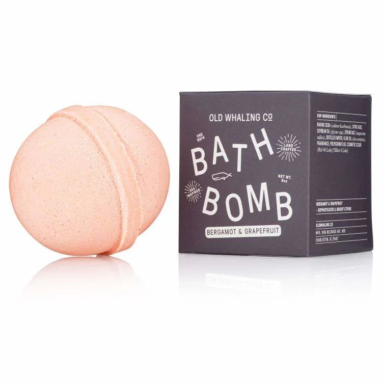 Bath Bomb | Bergamot + Grapefruit | Old Whaling Co. -