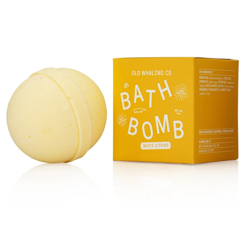 Bath Bomb | White Citrine | Old Whaling Co. - Personal Care