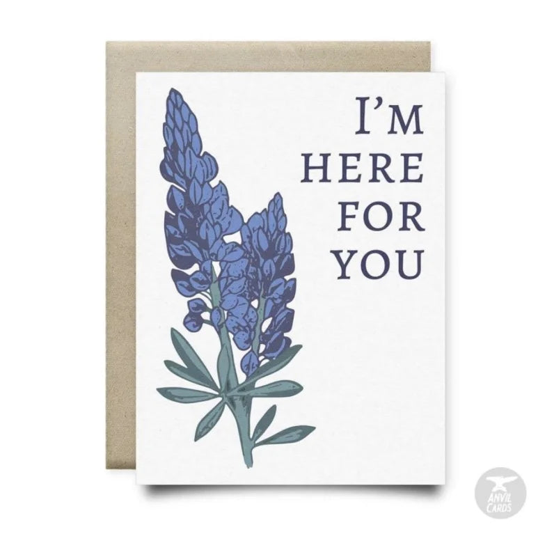 Bluebonnets Here For You Card | Anvil Cards - Cards And