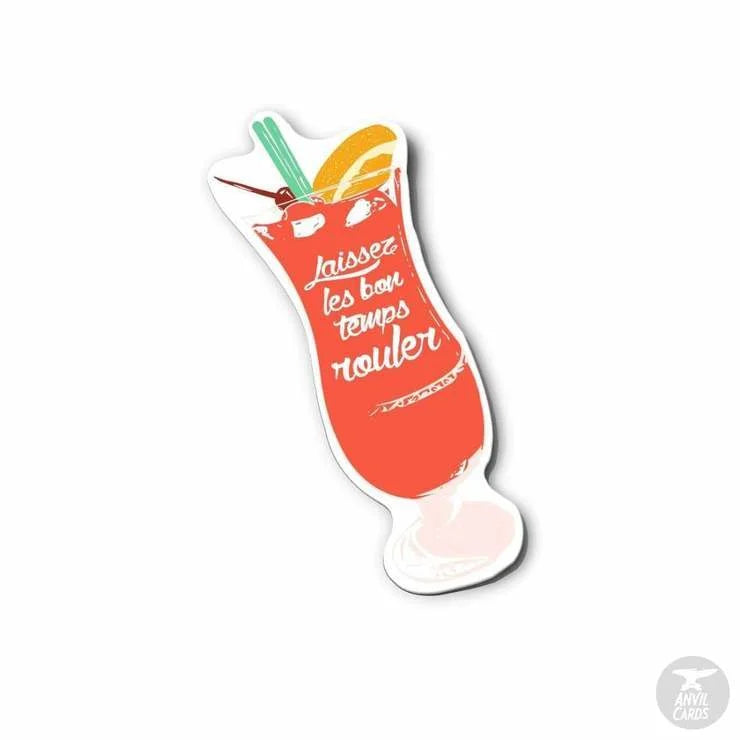 Bon Temps Rouler Sticker | Anvil Cards - Stickers