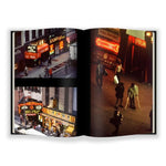 The book "Jane Dickson in Times Square" by Anthology Editions presents photos of vibrant city nights, neon signs, and gritty New York energy seen through Jane Dickson’s lens.