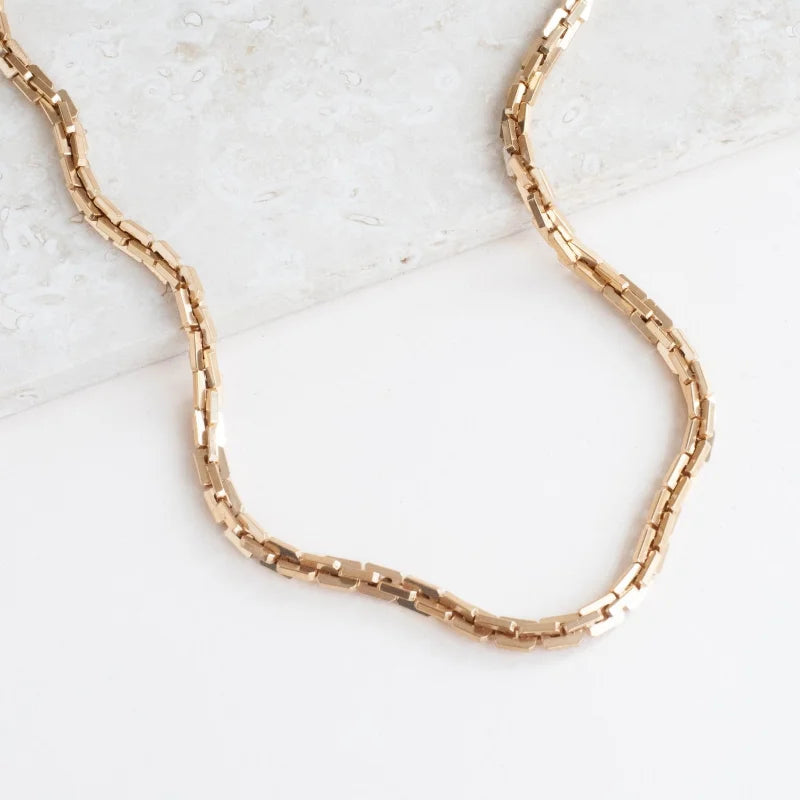 Boston Link Chain Necklace | Michelle Starbuck Designs -