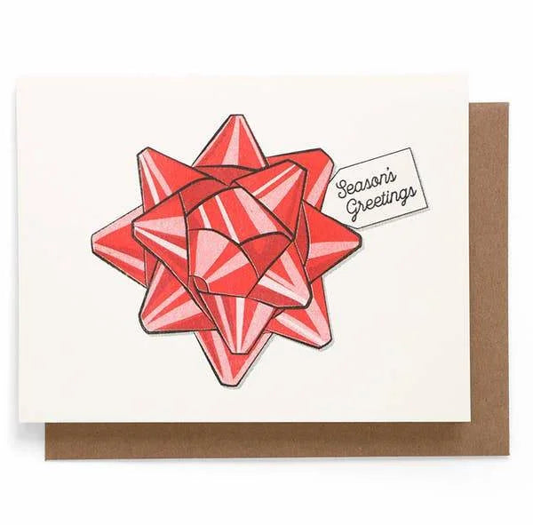 Bow Card | Smarty Pants Paper - Cards And Stationery - Card