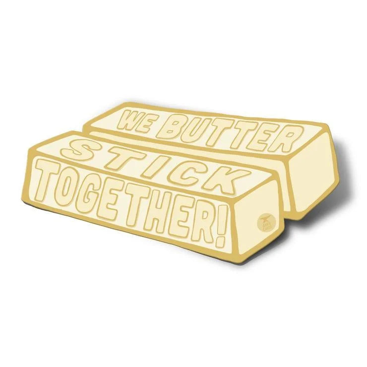 Butter Stick Together Sticker | Anvil Cards - Stickers