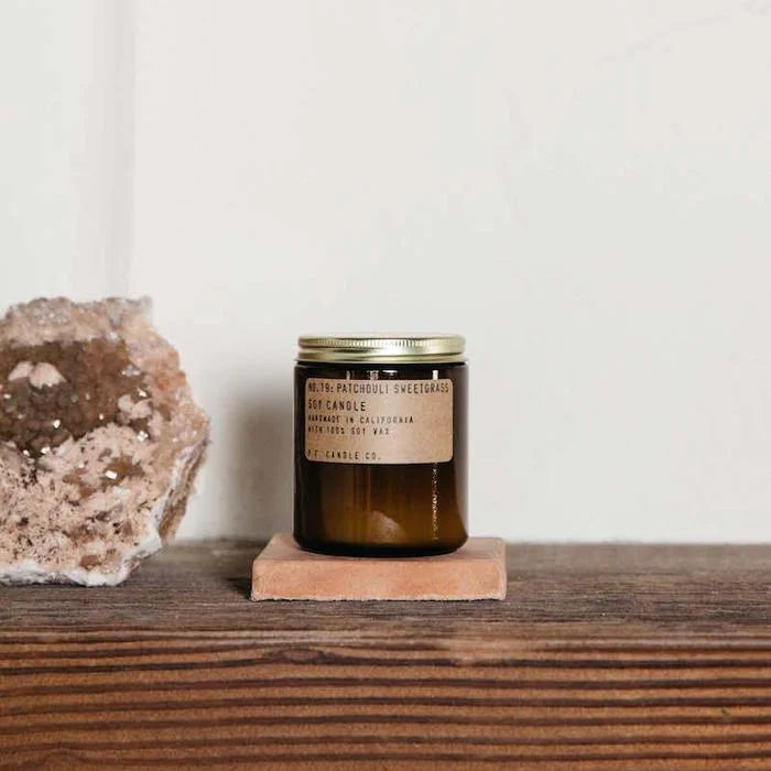 Candle | No. 19 Patchouli Sweetgrass | P.f Co. - Candles -