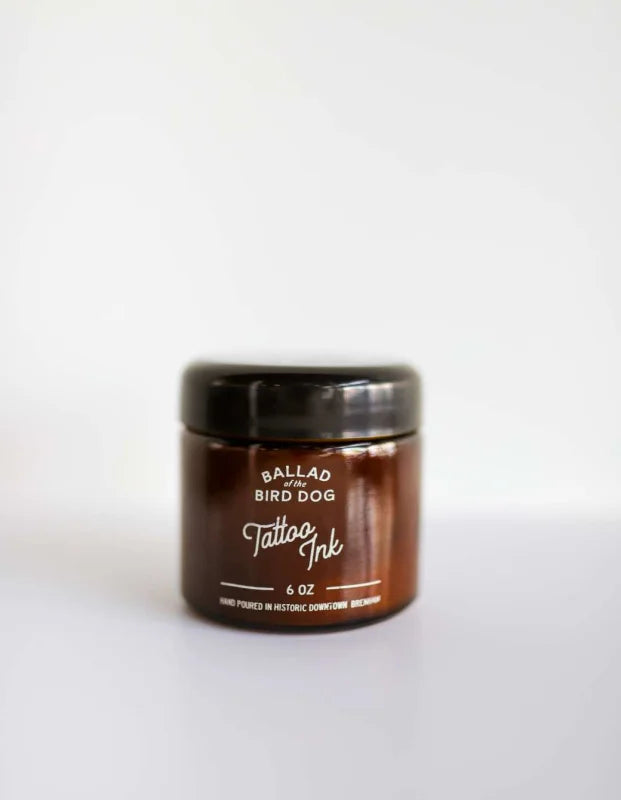 Candle | Tattoo Ink | Ballad Of The Bird Dog - 6 Oz -