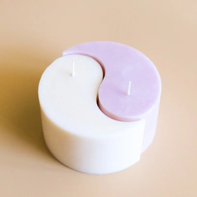 Candle | Yin Yang Molded | Jaxkelly - Lavender - Candles -
