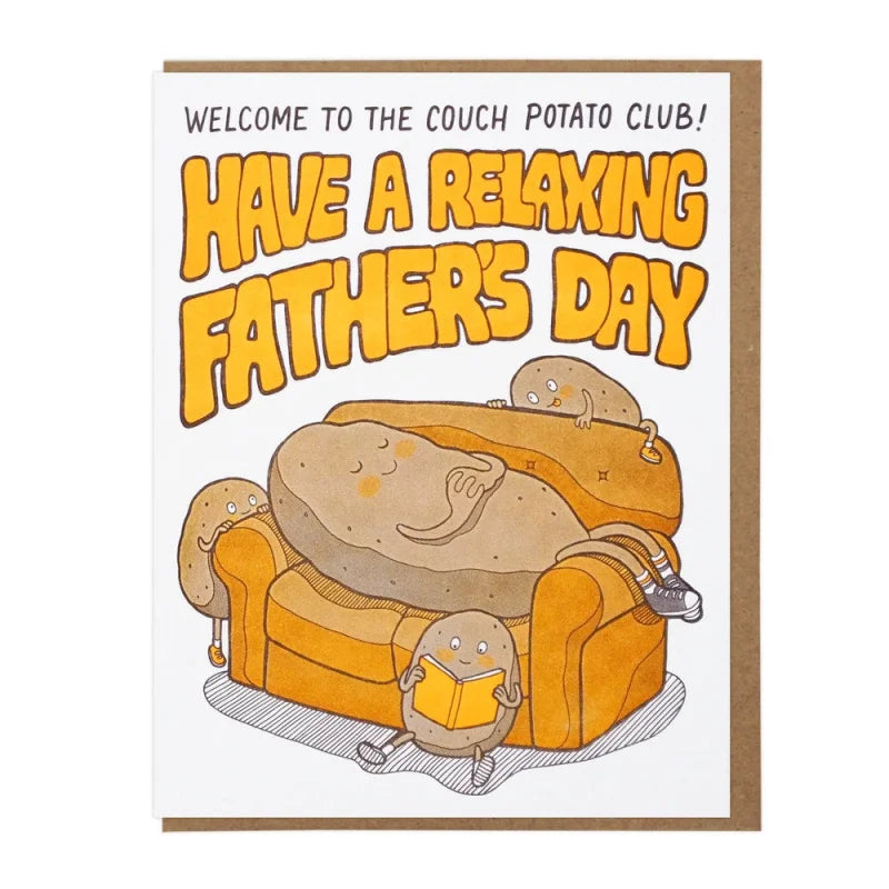 Cards | Couch Potato Father’s Day | Lucky Horse Press -