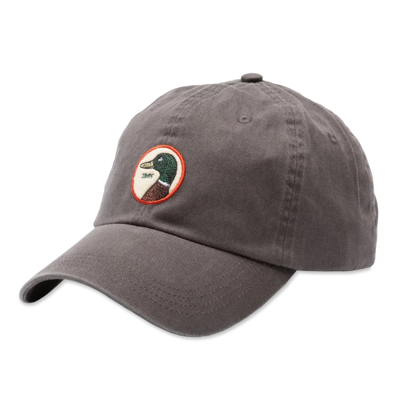 Circle Patch Twill Hat | Duck Head - Steel Gray