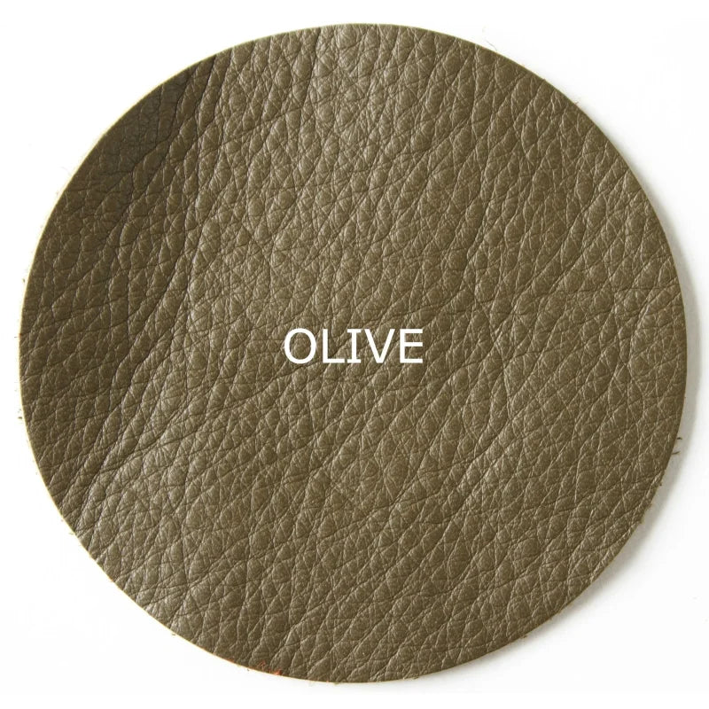 Cj Cosmetic Case | Neva Opet - Olive - Leather Goods