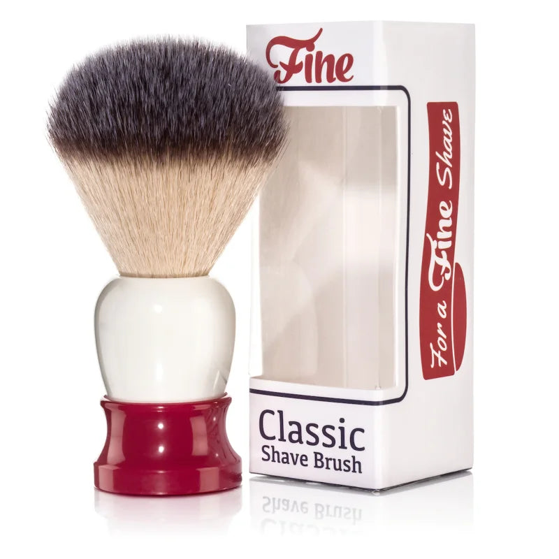 Classic Shaving Brush | Fine Accoutrements - Red/white -
