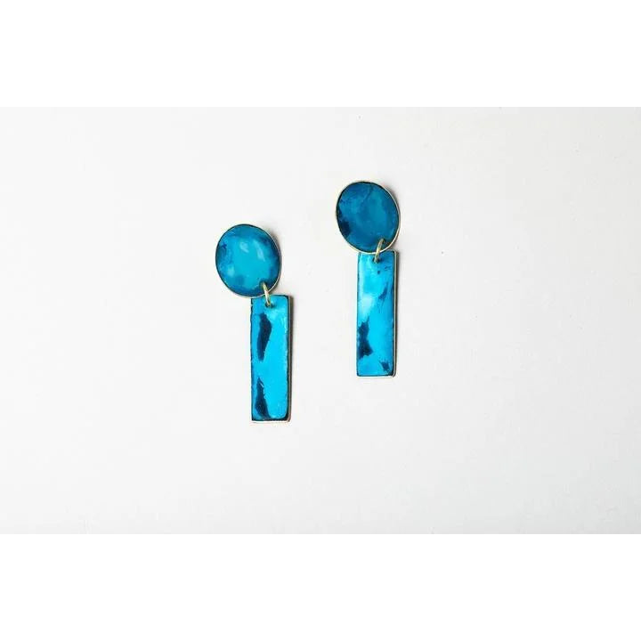 Cobalt Windchime Earring | Dominique Ranieri - Jewelry -