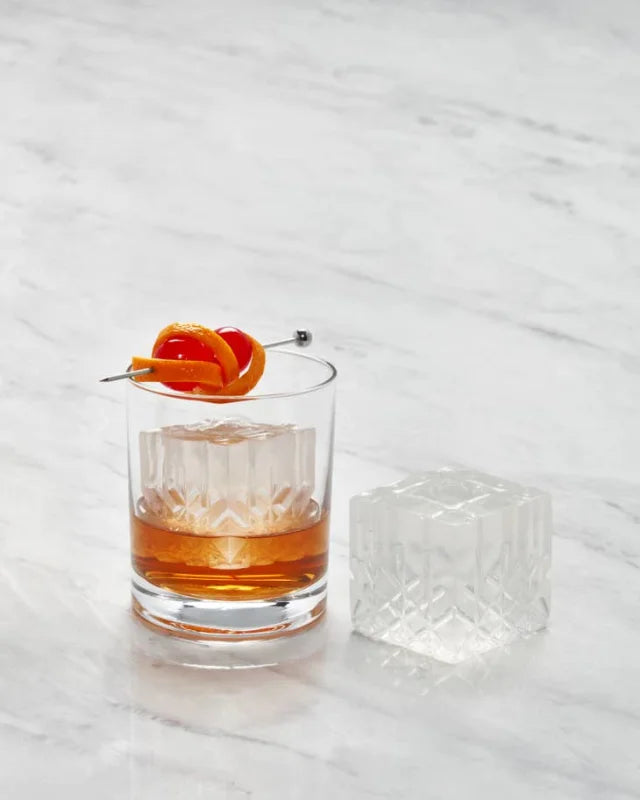 Cocktail Ice Tray Crystal | W&p - Christmas Gift - Clear Ice