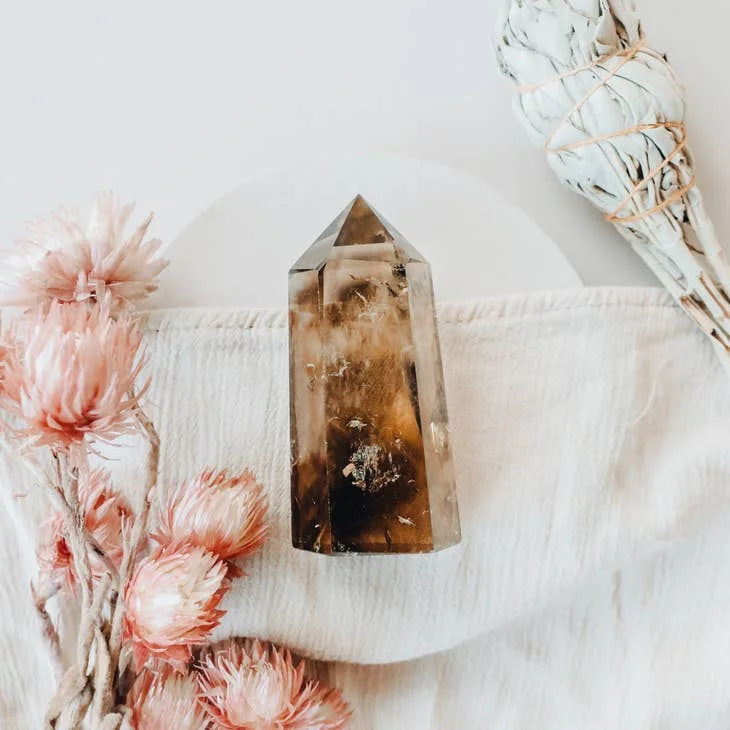 Crystal | Citrine | Jaxkelly - Incense Smudge And Crystals -