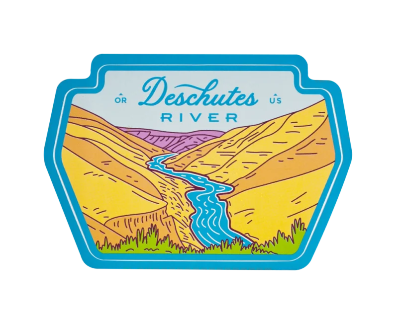 Deschutes River Sticker | Sendero Provisions Co. - Stickers