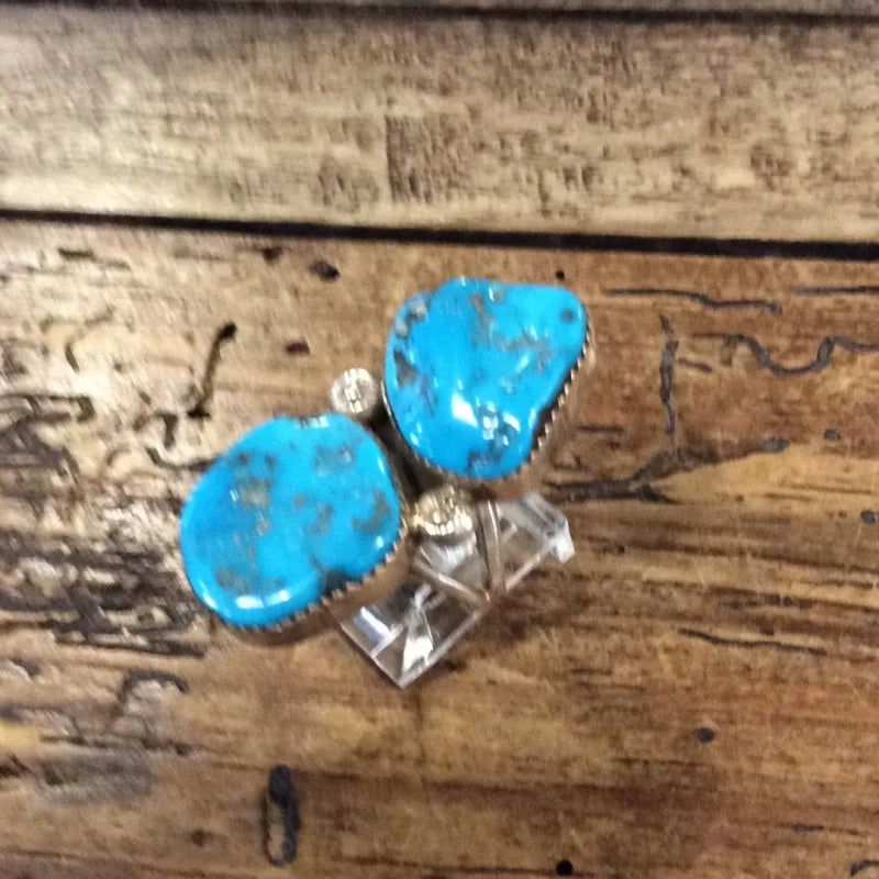 Double Turquoise Ring | Vintage - Jewelry - Turquoise