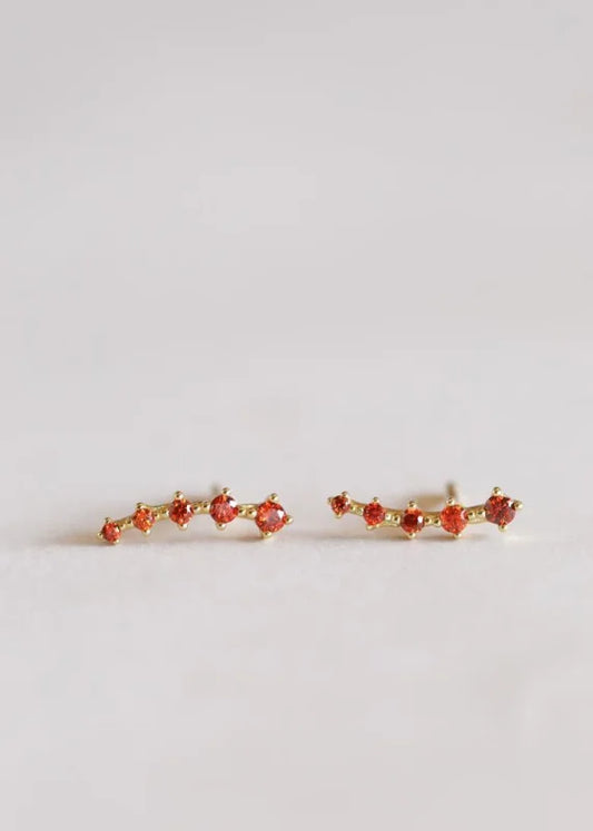 Earrings | Amber Crawlers | Jaxkelly - Jewelry - Crawlers -