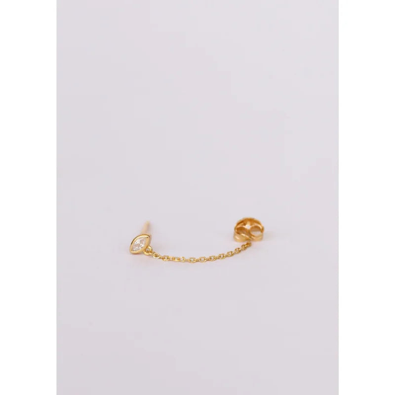 Earrings | Chain Huggie - Stud | Jaxkelly - Jewelry - Chain
