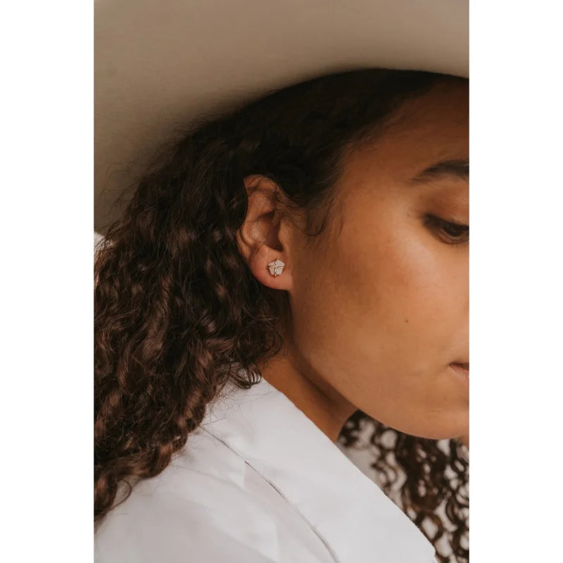 Earrings | Druzy Prong White | Jaxkelly - Jewelry -