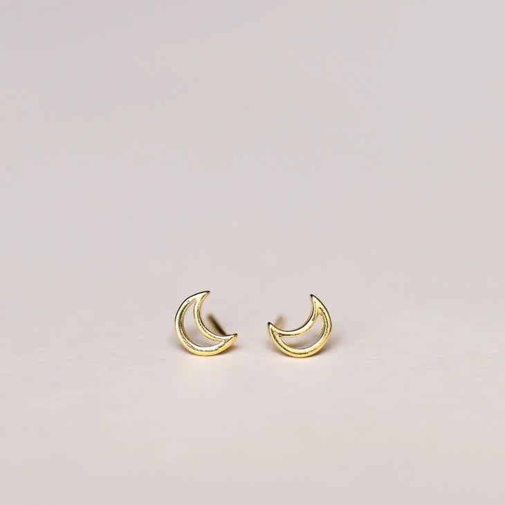 Earrings | Minimalist Moon | Jaxkelly - Jewelry - Jewelry -