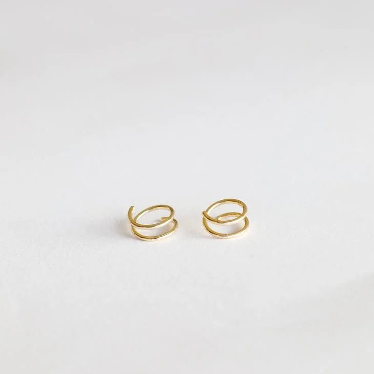 Earrings | Minimalist Spiral | Jaxkelly - Jewelry - Jewelry