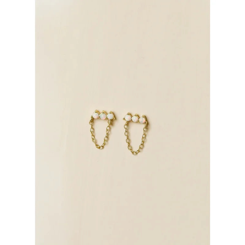 Earrings | Opal Chain | Jaxkelly - Jewelry - Jewelry - Mini
