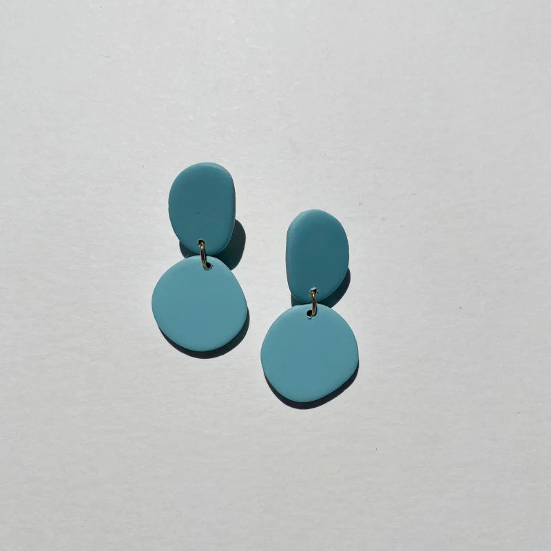 Earrings | Stone Drops | Sigfus Designs - Blue Celadon -