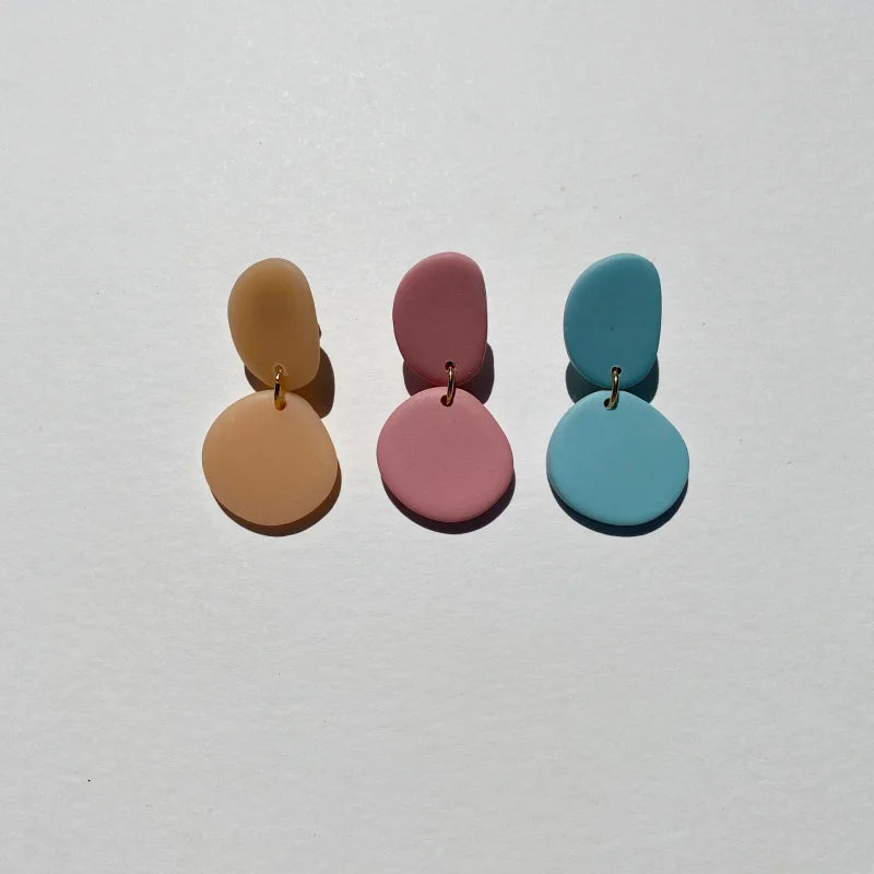 Earrings | Stone Drops | Sigfus Designs - Jewelry - Clay