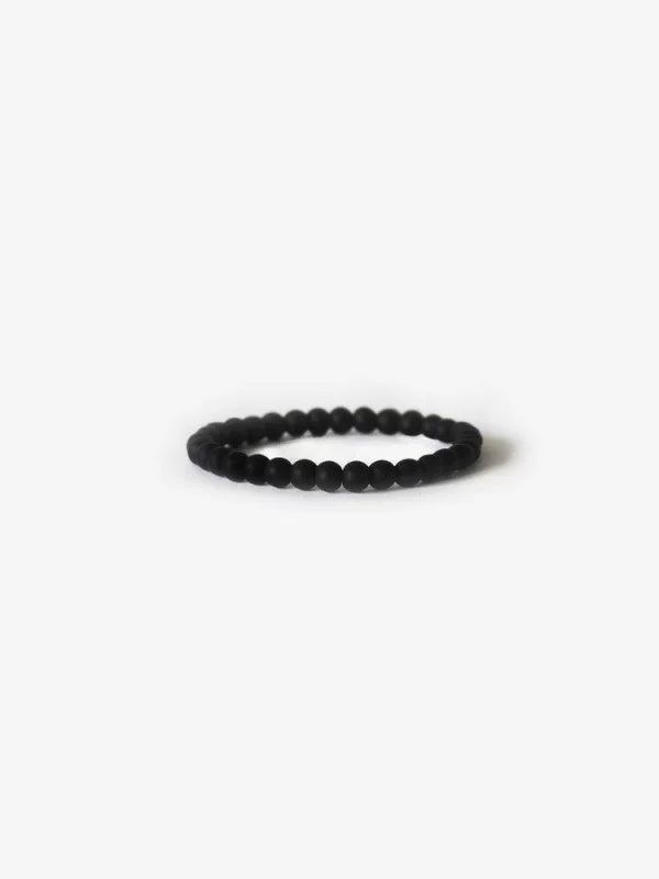 Earth Bracelet | Branco - Matte Black Onyx - Jewelry - Beads