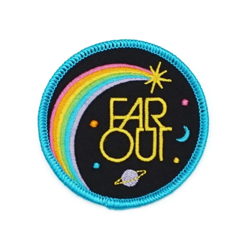 Far Out Patch | Lucky Horse Press - Stickers And Patches -