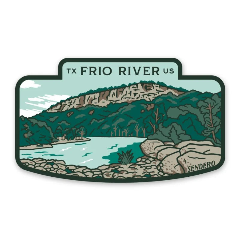 Frio River Patch | Sendero Provisions Co. - Stickers